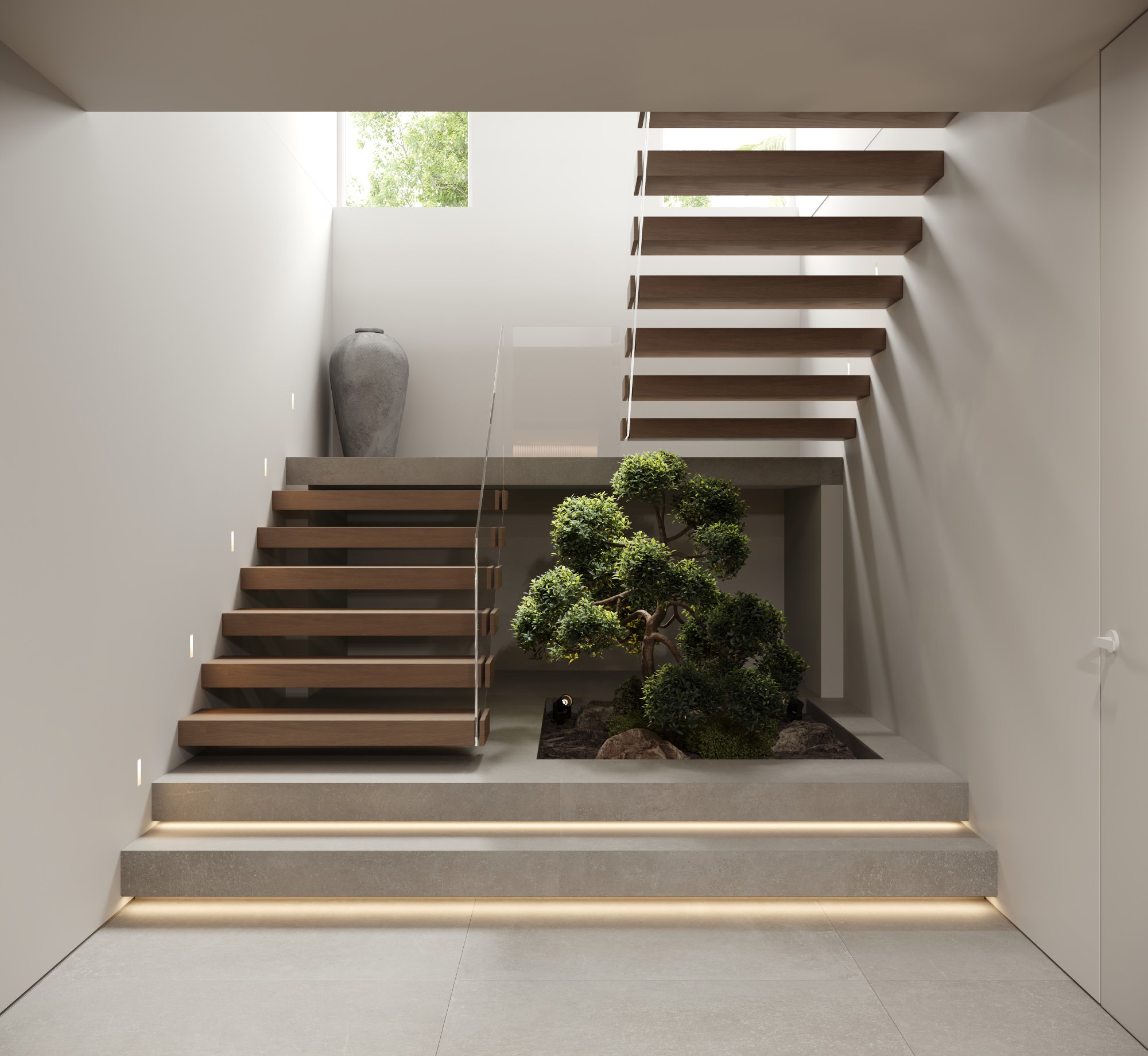 Villa ONE, Banusàna Marbella – entrance hall – interior design by YARD