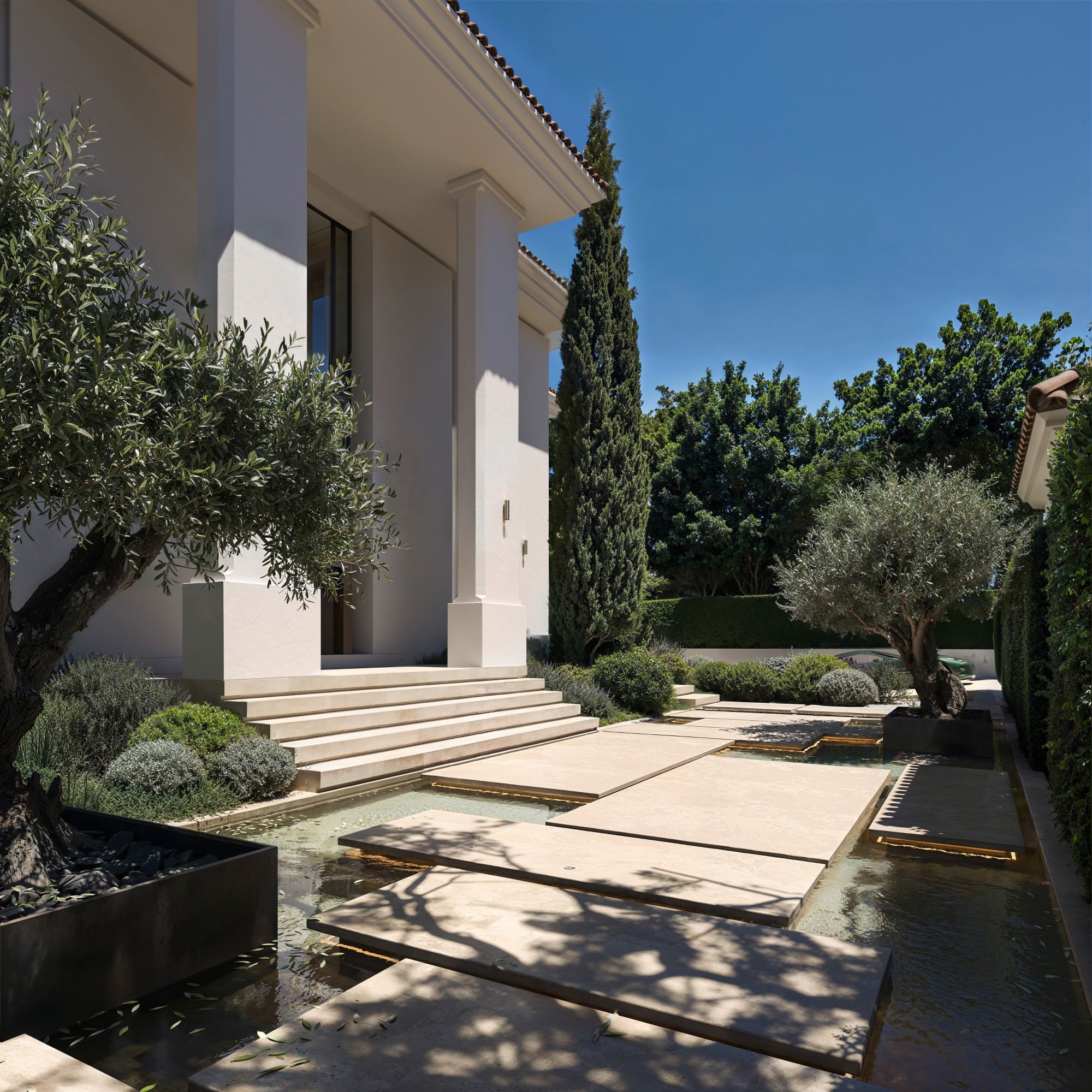 Villa IØNA, Marbella – front exterior – interior design by YARD